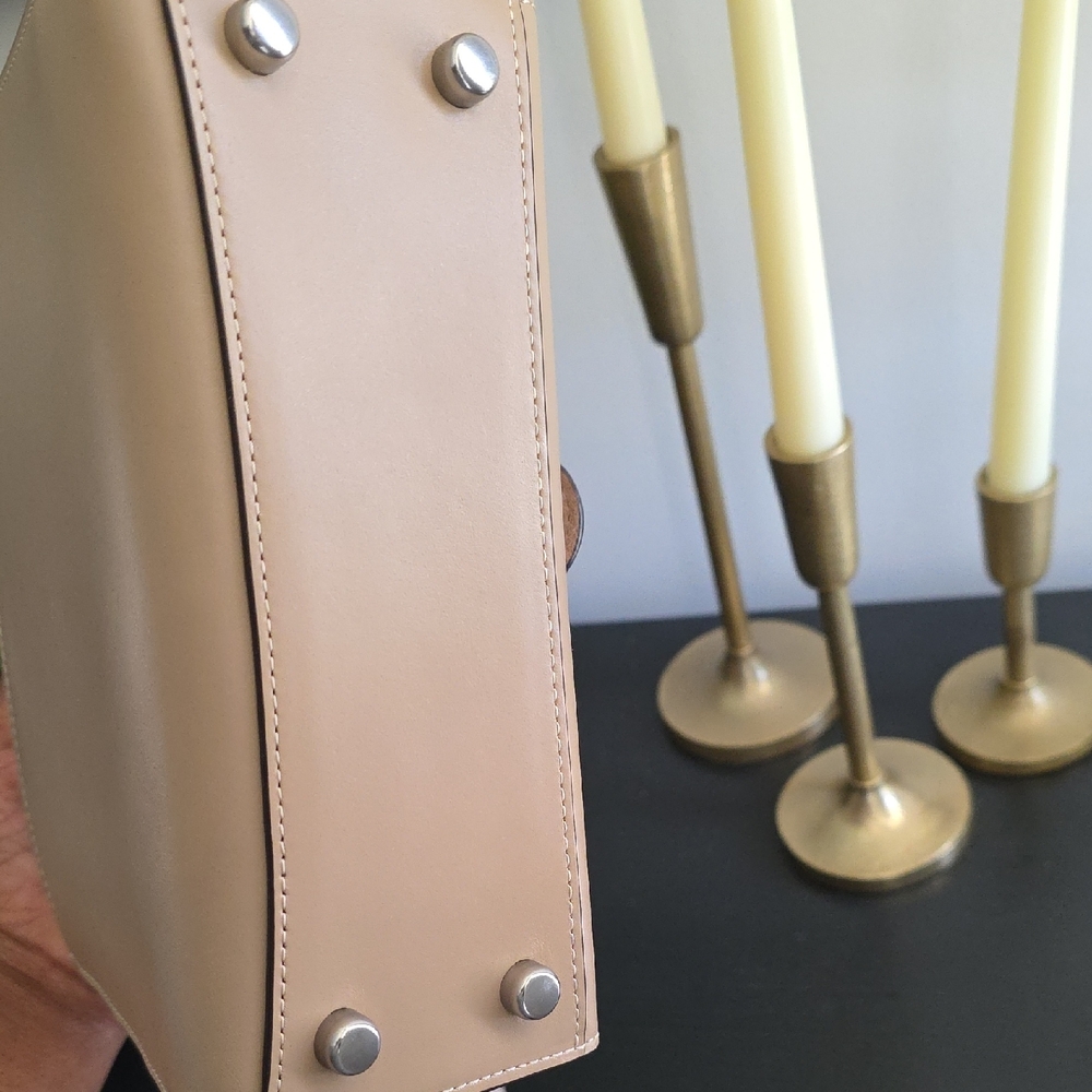 Coach Tan and Cream Top Handle Tabby 20 - Picture 7 of 11